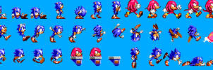 Sonic Triple Trouble: Knuckles Extended Sheet by TrueBlueMichael on ...