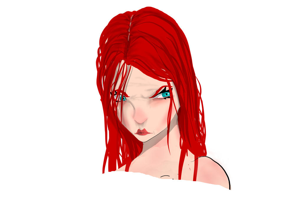 Red Rage Girl Red is Rage by DerMurderFrog on DeviantArt