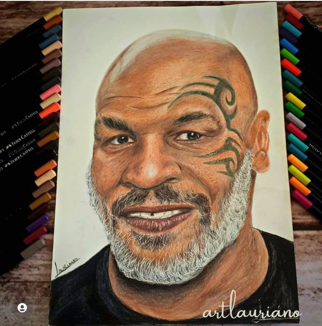 Mike Tyson done on paper and colored pencils. by artlauriano on DeviantArt Mike Tyson done on paper and colored pencils. by artlauriano on DeviantArt