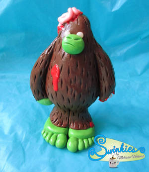 Swinkies Zombie Bigfoot Sculpture