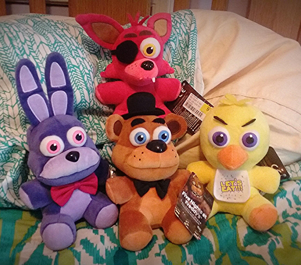 FNAF Plushies by OrnateOzelot on DeviantArt