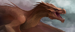 Game of Thrones: Dragon Viserion by IrenBee