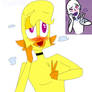 1G with Chica (face expression nsfw)