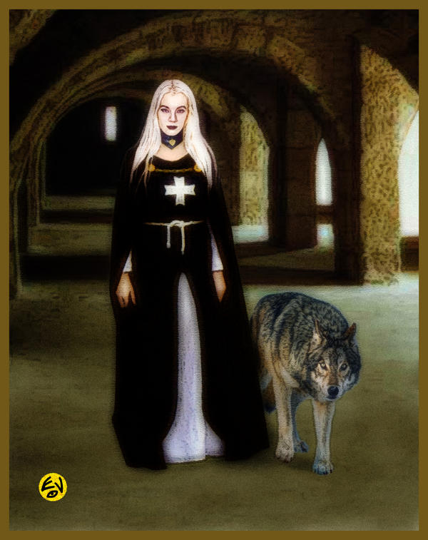 Gothic Wolf Girl by EricVannoyPrints on DeviantArt