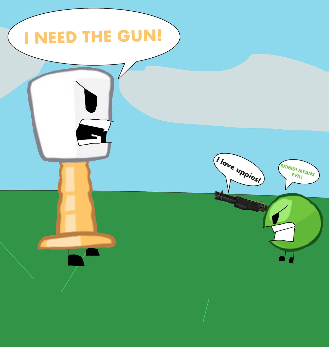 Animatic Battle roleplay screenshot redraw by gabrielsupreme697 on ...