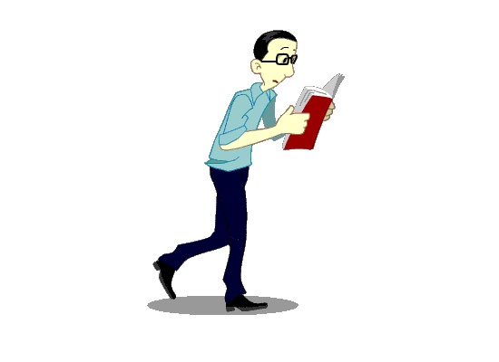 Walking while reading by adifitri on DeviantArt Walking while reading by adifitri on DeviantArt