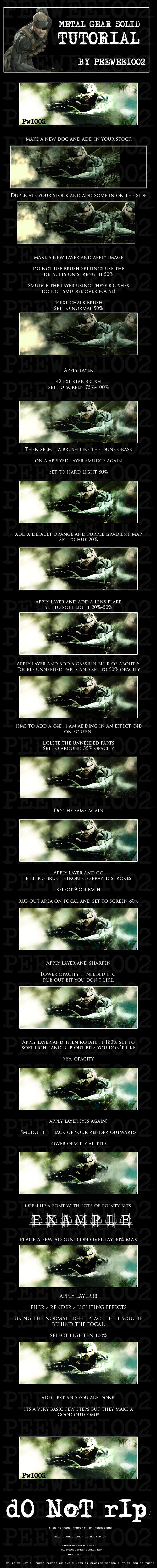 Metal gear solid PS tutorial