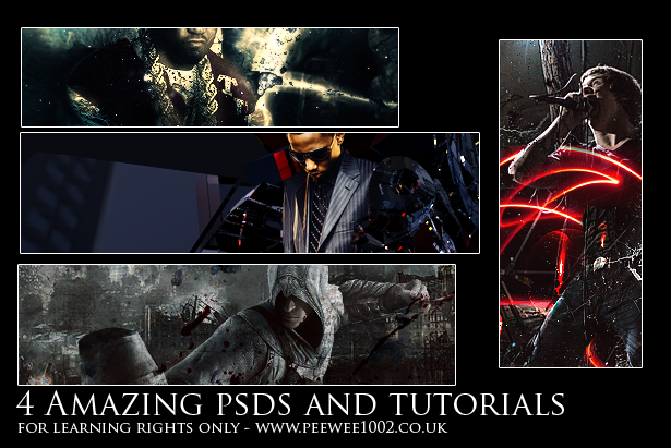 PSD and Tutorial Pack LR