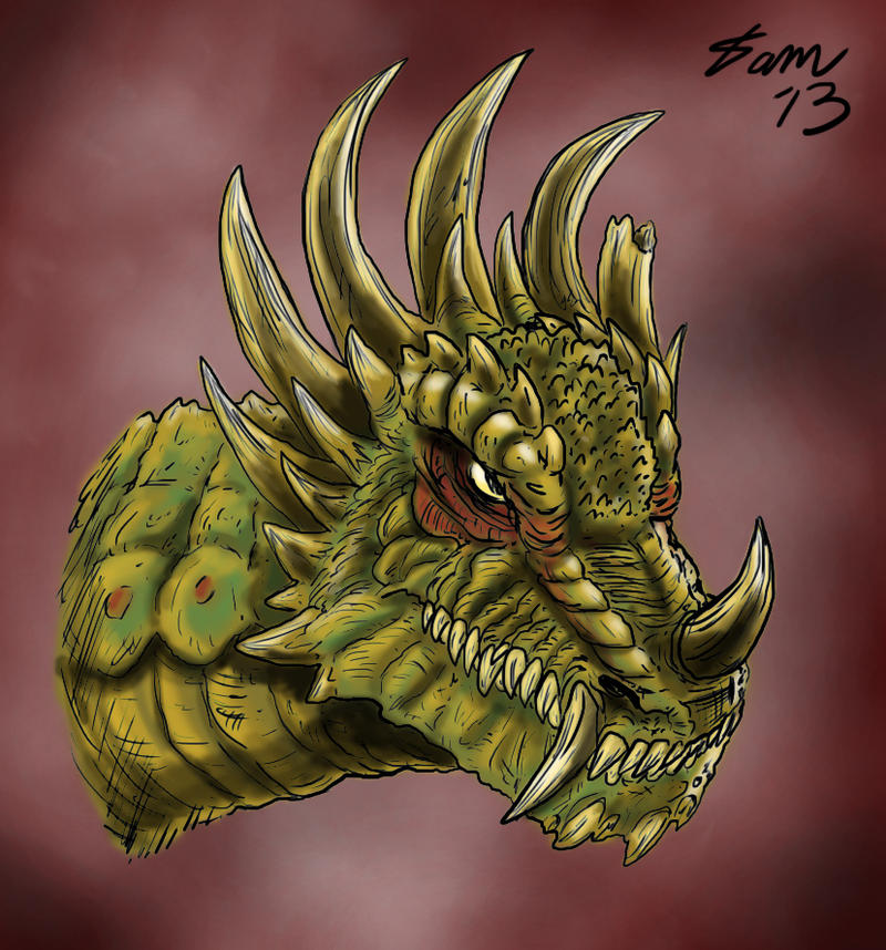 Anguirus, somewhat Dragony