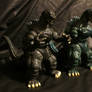 Kaiju Toybox: Trendmasters Power-Up Godzillas