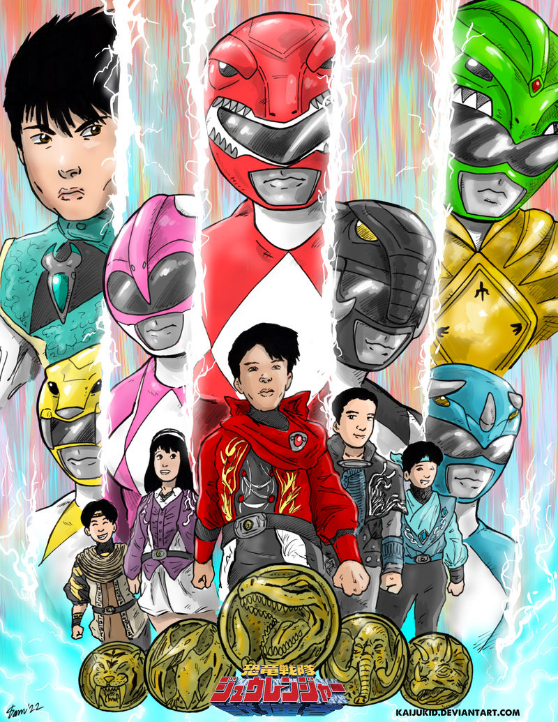 Super Sentai: Kyoryu Sentai Zyuranger by KaijuKid on DeviantArt