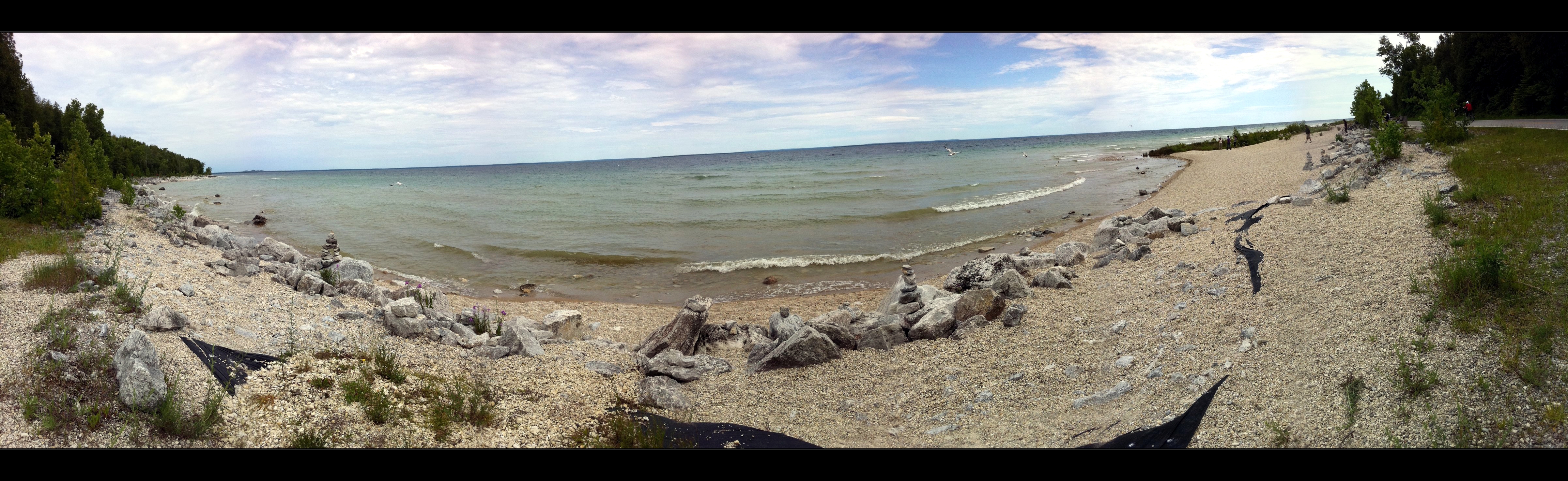 Mackinac Island Rock Beach