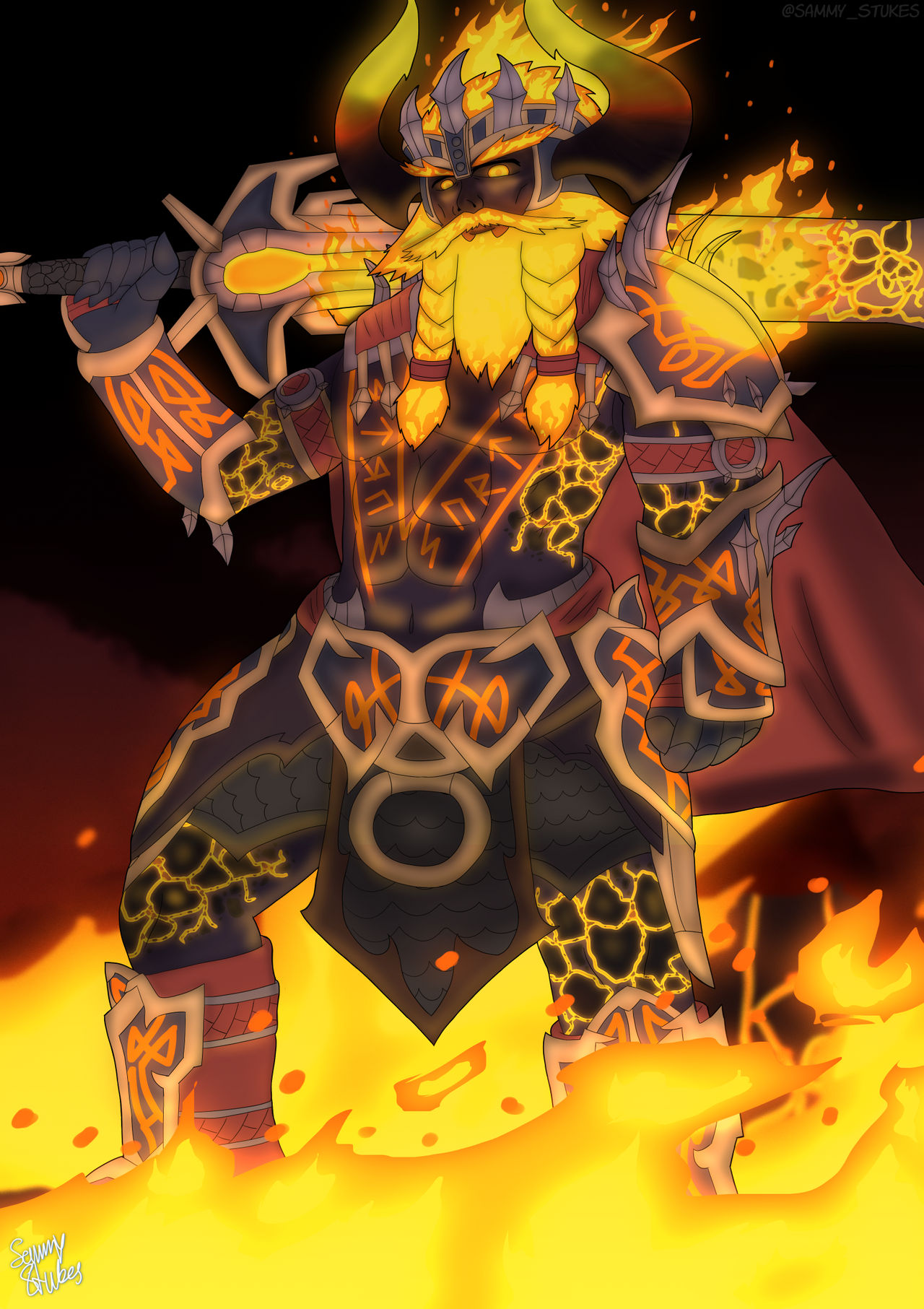 Surtr, The Fire Giant by SammyStukes on DeviantArt