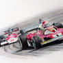 Hunt vs Lauda 1976 (McLaren M26 vs Ferrari 312 T2)
