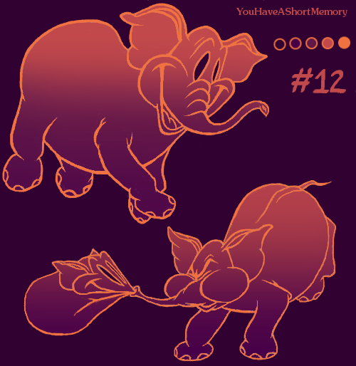 Palette Challenge #12 of 18 - Pink Elephants