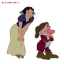 Transparent Snow White and Grumpy