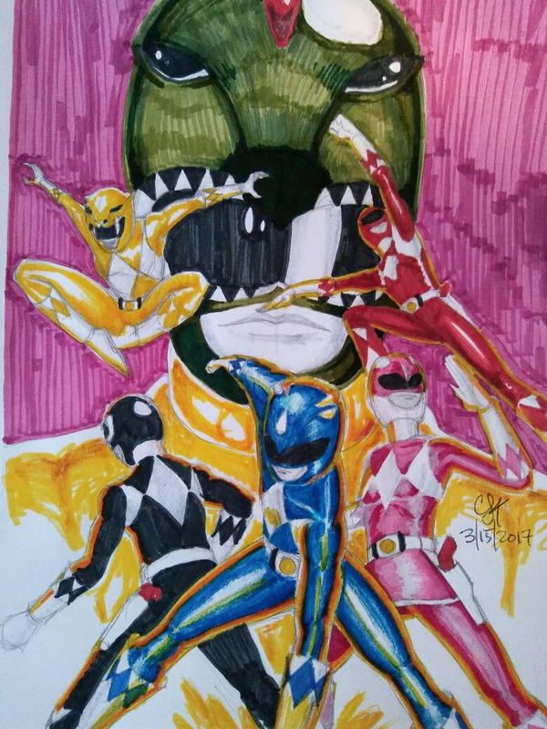 MIGHTY MORPHING POWER RANGERS by chrislt83 on DeviantArt