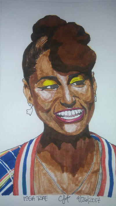ISSA RAE by chrislt83 on DeviantArt