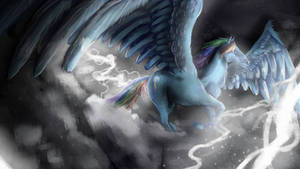 Stormy Flight - RainbowDash