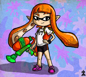 Wind Waker Style -- Inkling Girl