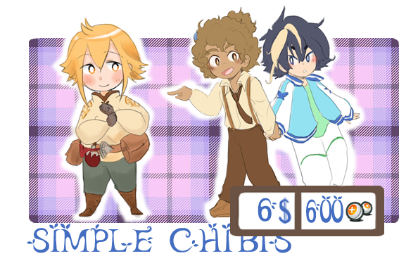 Simple Chibis by Sildrae on DeviantArt
