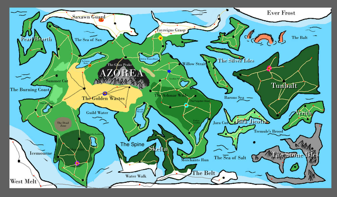 Azaria Map Azorea Map by NotAnotherAnimeGirl on DeviantArt