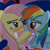 Flutterdash - Rainbowshy scene 2