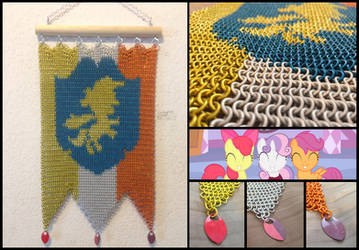 Cutie Mark Crusaders Chainmaille Banner