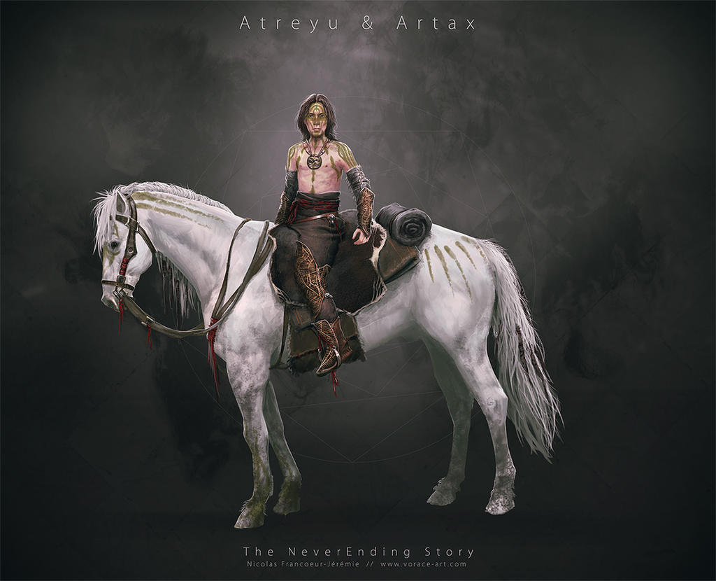 NeverEnding Story Redesign // Atreyu - Artax by Vorace-Art