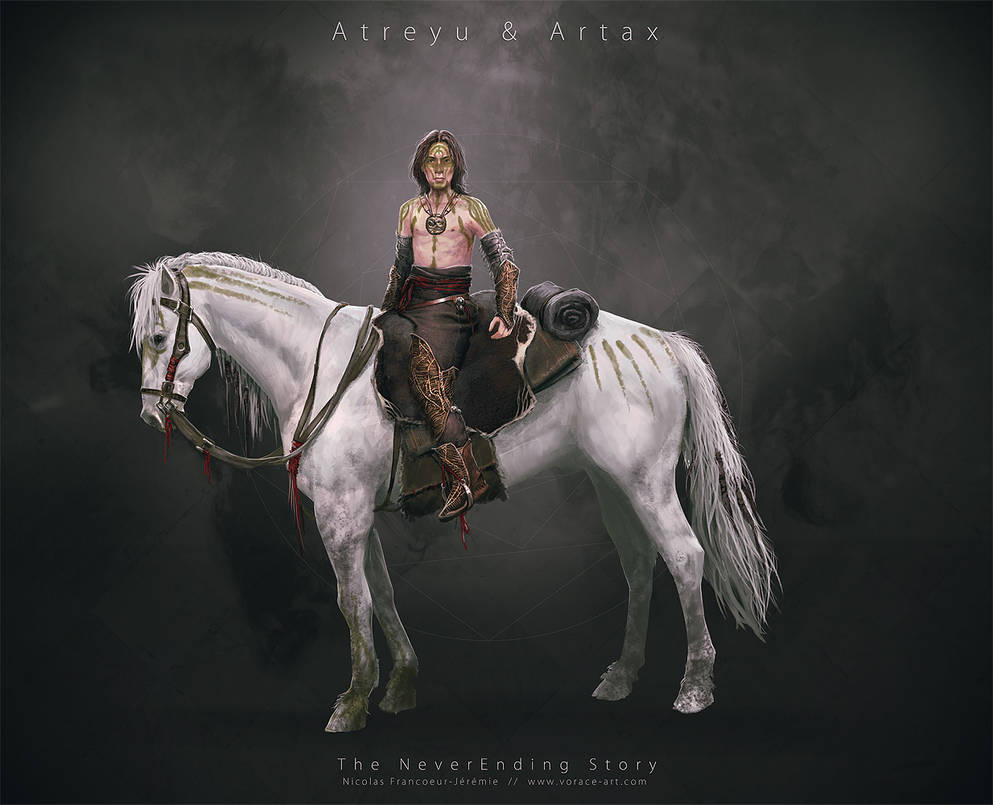 NeverEnding Story Redesign // Atreyu - Artax by Vorace-Art