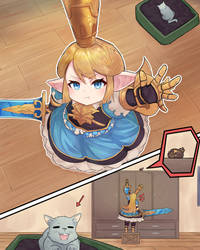 Charlotta can't reach there