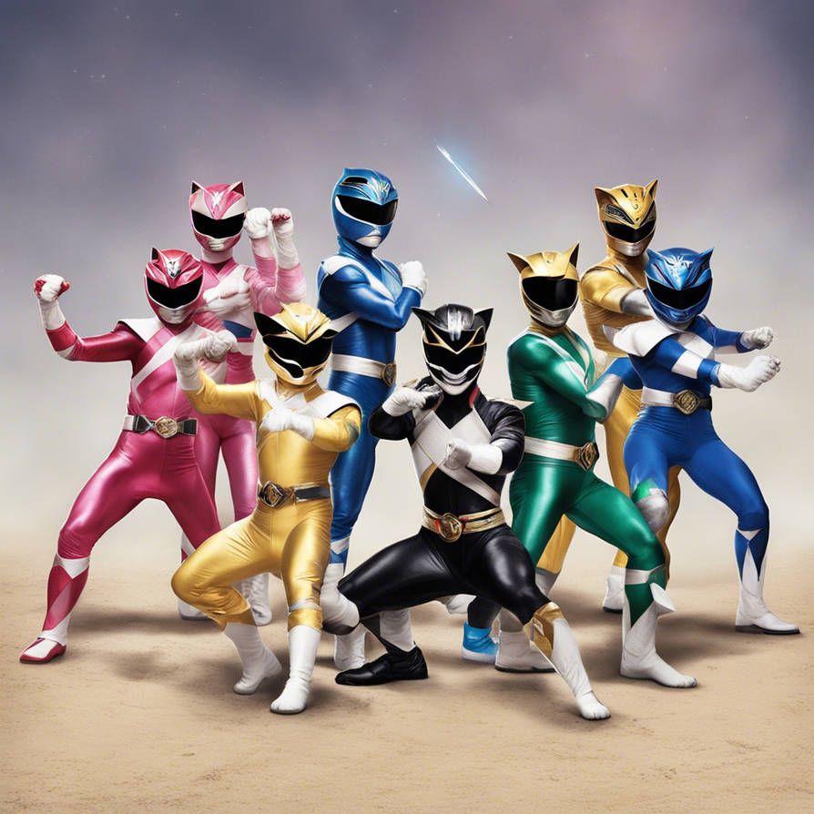 Cat power rangers by lynxen28 on DeviantArt