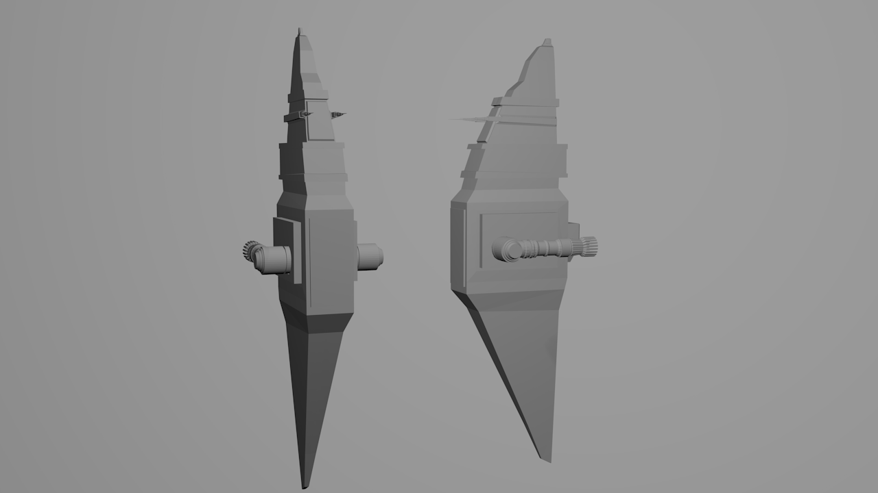 Spaceship - Battleship v1 WIP