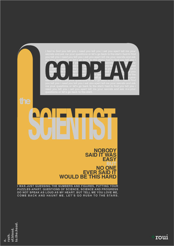 Coldplay Typography by ponkimon on DeviantArt