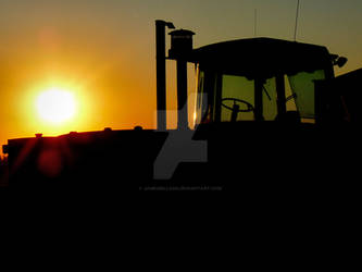 John Deere Sunset