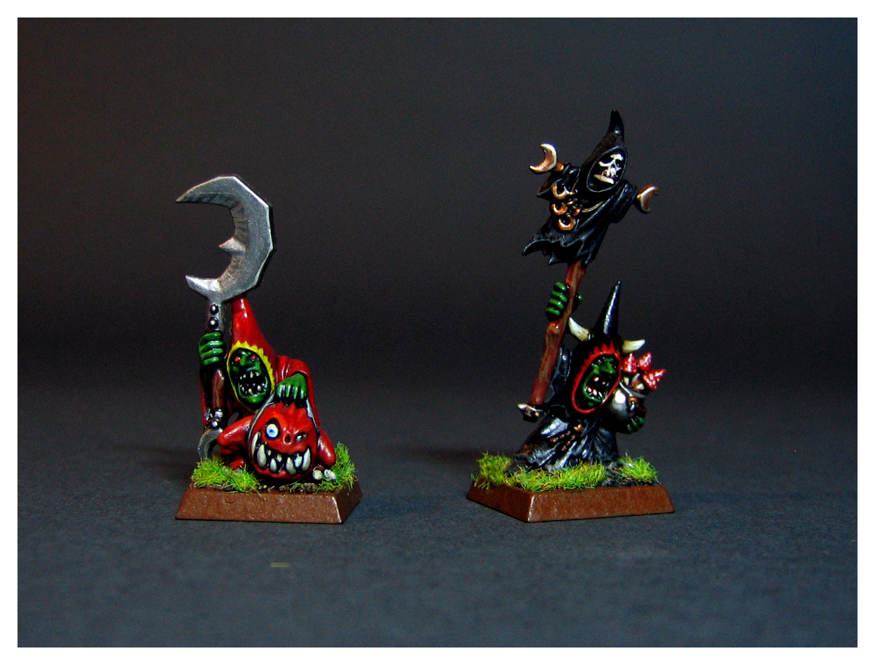 Night Goblin Boss and Shaman