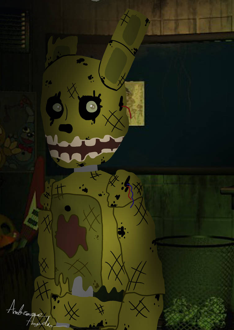 Springtrap (Redraw) by TeddyKawai on DeviantArt