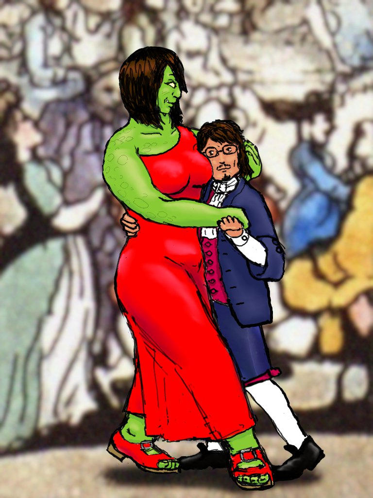 Orcess Dancing with orcess by bunny75 on DeviantArt