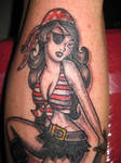 1950's Pirate Pin-Up Girl 1