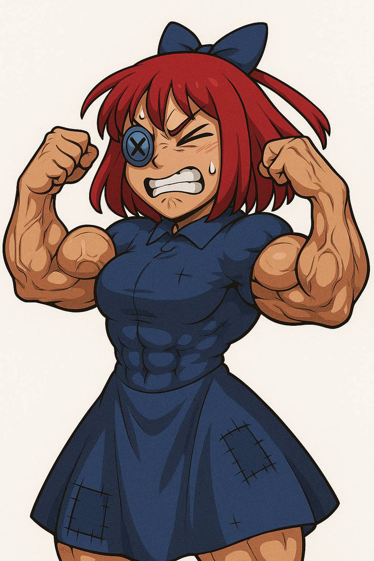 Ragatha flexing hard by lilinxer on DeviantArt