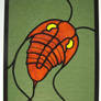 Trilobite Stained Glass Panel