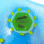 Bacteriophage phi6 Fused Glass Dish 1