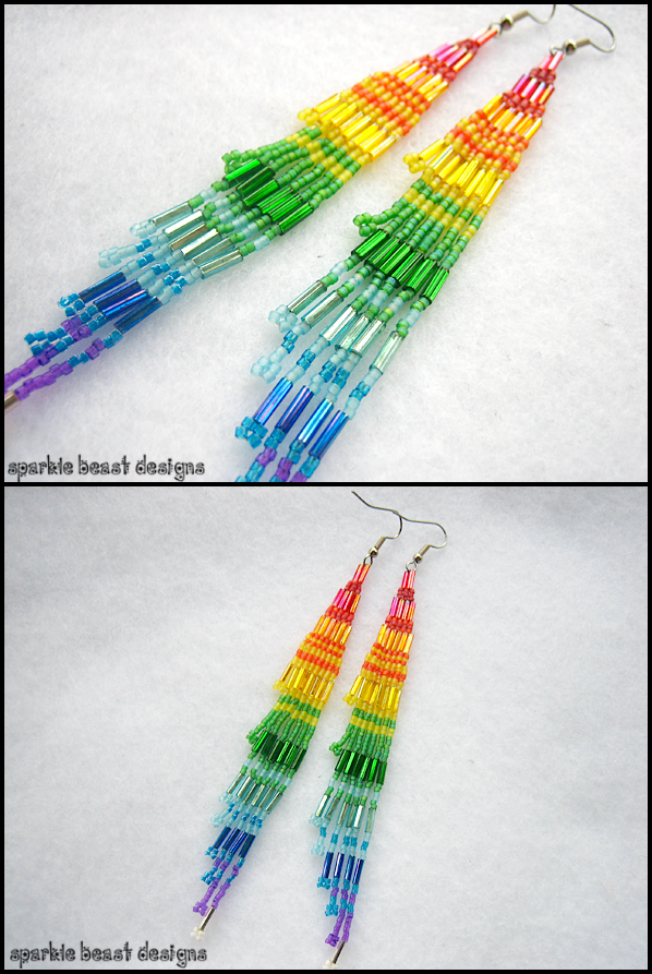 Fading Rainbow Earrings