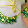 Green Collar Necklace