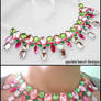 Watermelon Collar Necklace