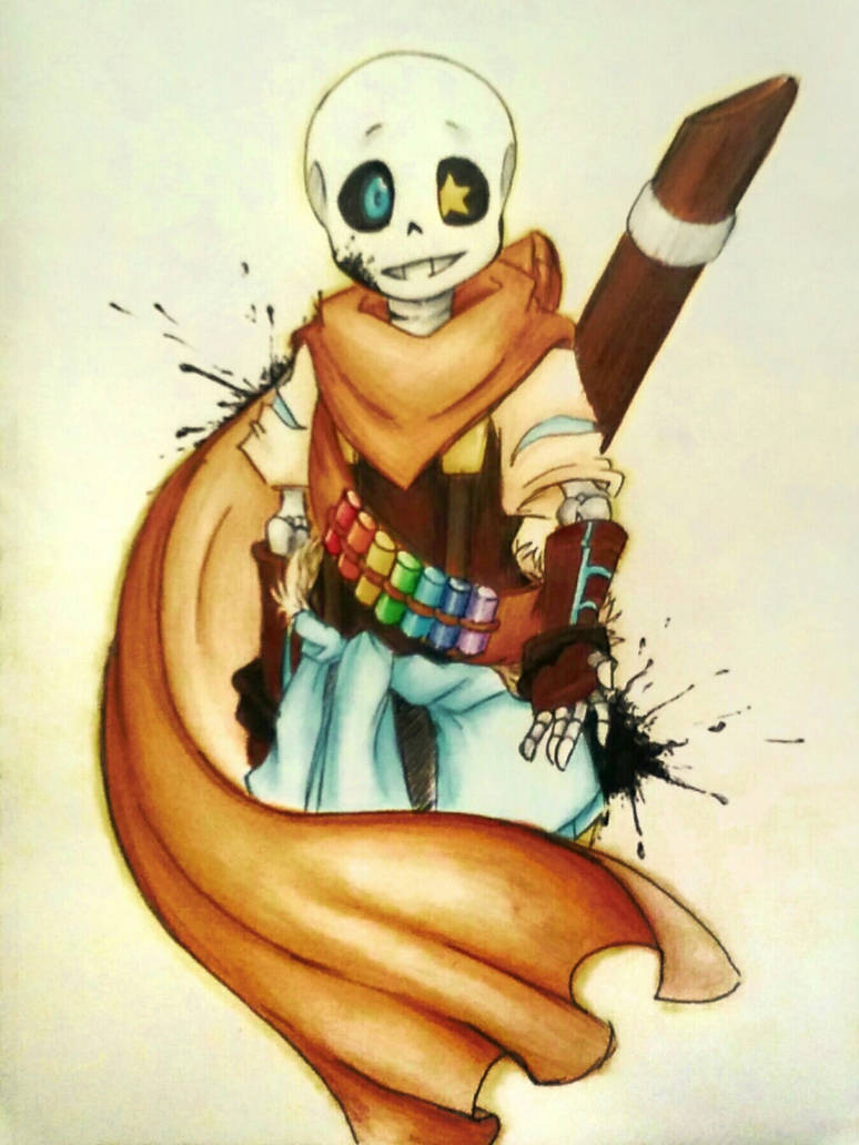 ~Ink!Sans~ by ItsNobllite on DeviantArt