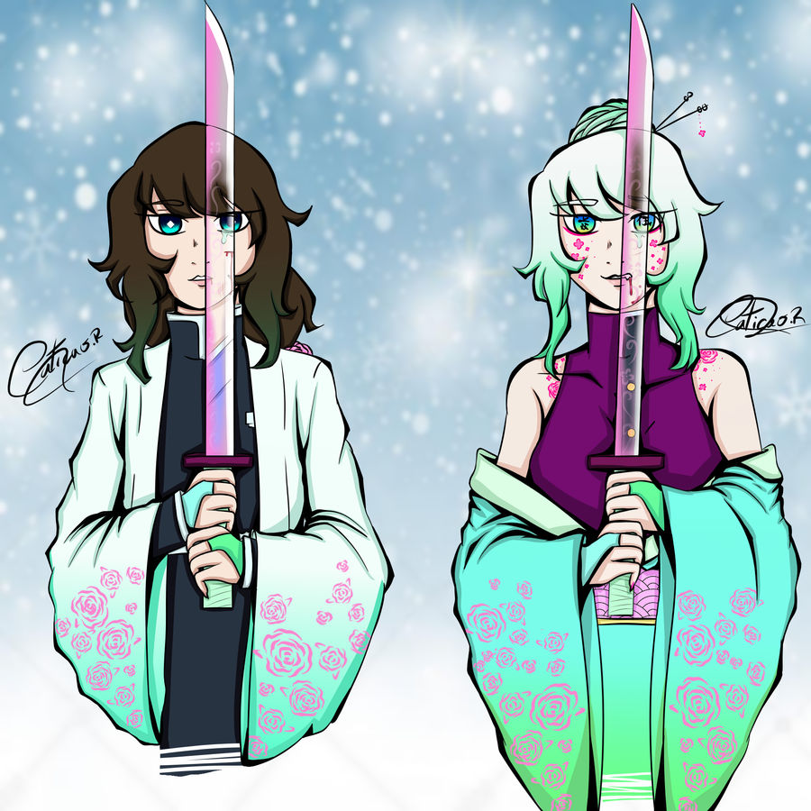 Kny Oc Saori Normal Version And Upper Moon Version By Cathicao On Deviantart Kny Oc Saori Normal Version And Upper Moon Version By Cathicao On Deviantart