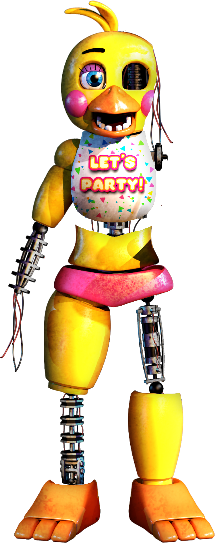 Withered Toy Chica FNAF 2 Style by Leftylol on DeviantArt