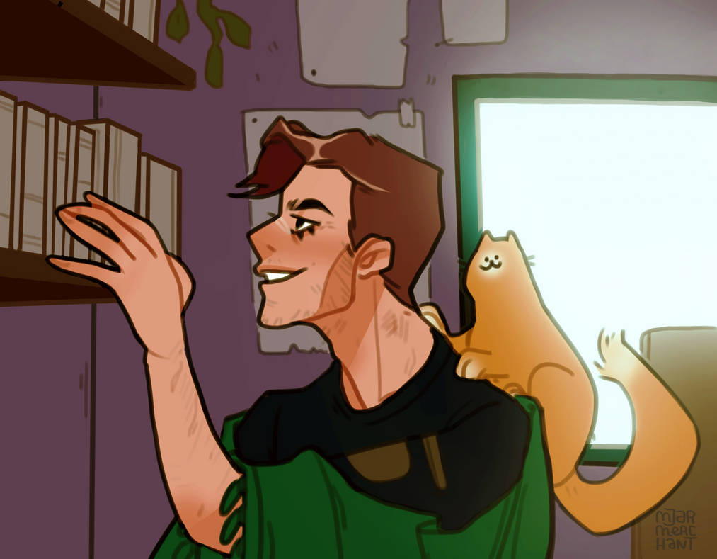 Cat Gavin Reed Soft Gavin Reed fanart by mjarmerchant on DeviantArt