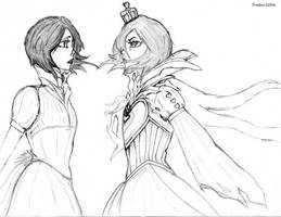 Rukia: Alice and Dark Rukia: Queenie